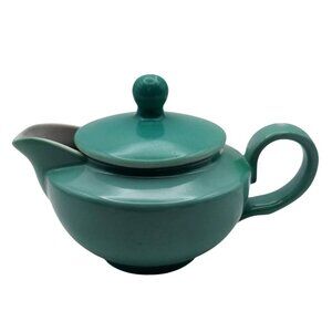 Vintage Shafford China Hand Painted Green Porcelain Creamer W/ Lid Japan MCM